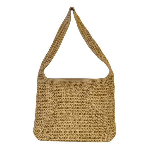 “The Sak” Beige Crochet Shoulder Bag - Vintage 1990’s - Picture 9 of 9